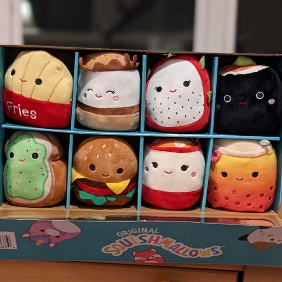 NEW SPECIAL COLLECTOR'S Mini Food Plush Squishmallows 8-Pack Set - 5 Inch - Picture 2 of 5
